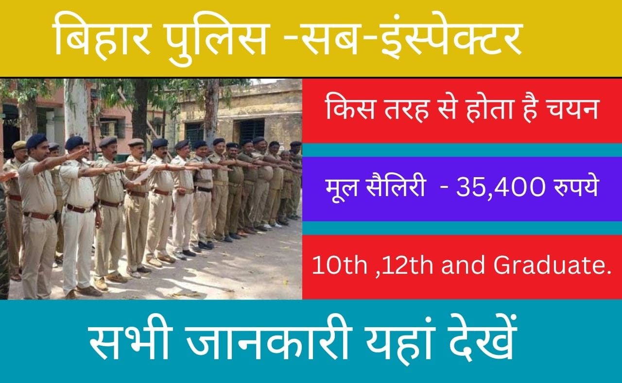 Bihar police Sub inspector Recruitment 2023